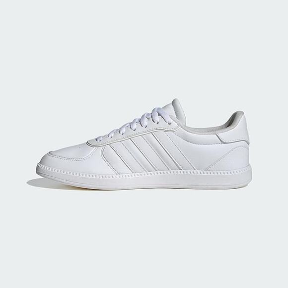 NWT  adidas Women's Breaknet Sleek Sneaker, White/White/White, 10 - Picture 2 of 6